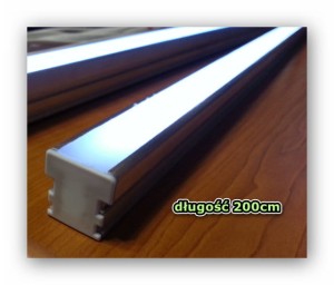 Listwa LED SOLID 200cm najazdowa do kostki brukowej światło ciepłe
